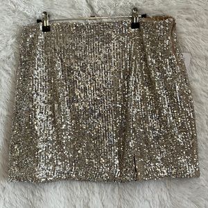 Sequin Mini Skirt